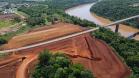 Obras da Rodovia de Acesso à Ponte da Integração