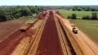 Obras da Rodovia de Acesso à Ponte da Integração