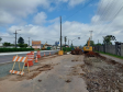 Obras do novo viaduto do Bradesco, em São José dos Pinhais