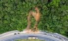 Deslizamento de terra na BR-277 Litoral