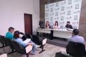 Abertura de envelopes no auditório do DER/PR em Curitiba
