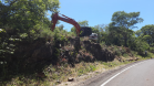 Serviços no km 487 da PR-170 em Bituruna