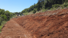 Serviços no km 487 da PR-170 em Bituruna
