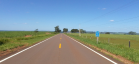 Serviços de sinalização rodoviária na PR-218