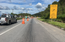 Serviços na BR-277 em 05/01/23
