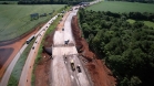 Nova trincheira da BR-277 em Cascavel