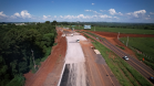 Nova trincheira da BR-277 em Cascavel