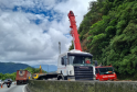 Guindaste do DER/PR na BR-277
