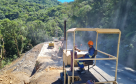Serviços no km 7 da Estrada da Graciosa