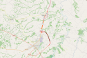 Mapa do trecho atendido