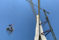Ponte - Desmobilização das escadas de acesso ao mastro brasileiro (Apoio 06)