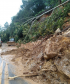 PR-340, próximo a Tibagi, queda de barreira