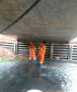 Obras na Ponte sobre o Rio Empoçado