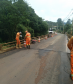 Obras na Ponte sobre Rio Jararaca
