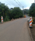 Obras na Ponte sobre Rio Jararaca