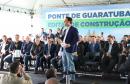 Evento de anúncio do edital da Ponte de Guaratuba