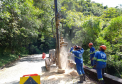 Obras na Estrada da Graciosa