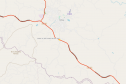Mapa indicando a localização do viaduto de Palmas