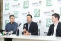 Diretor-geral Fernando Furiatti e secretário Sandro Alex