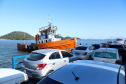 Ferry boat de Guaratuba em operação