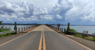Ponte Rio Itararé (Represa de Chavantes) na PR-218, em Carlópolis