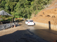 Retomado tráfego de veículo em trecho em obras