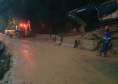 Estrada da Graciosa é bloqueada após escorregamento de materiais no km 11