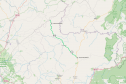 Conservação de via não pavimentada na PR-092, entre Cerro Azul e Doutor Ulysses - mapa do trecho