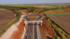 Passarela de Bandeirantes e nova rotatória da BR-369