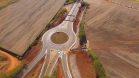 Passarela de Bandeirantes e nova rotatória da BR-369