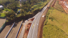 Passarela de Bandeirantes e nova rotatória da BR-369