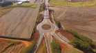 Passarela de Bandeirantes e nova rotatória da BR-369