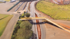 Passarela de Bandeirantes e nova rotatória da BR-369