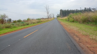 PR-218 entre Arapongas e Astorga, após remendos e sinalização provisória