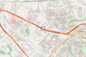 Localização do futuro viaduto