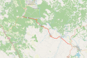 Mapa indicando a ponte