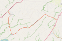 Mapa do trecho atendido da PR-551