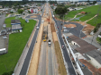 Novo viaduto em execução na BR-376 em São José dos Pinhais