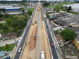 Novo viaduto em execução na BR-376 em São José dos Pinhais