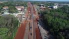 Trecho da BR-469 em obras