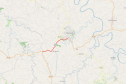 Mapa indicando trecho atendido da PR-281 em Dois Vizinhos
