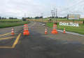 PR-540 bloqueio devido a bueiro rompido