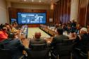 Reunião entre governo e municípios sobre as chuvas