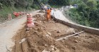 Obras de recuperação da Estrada da Graciosa