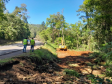 PR-170 caminho de serviço para obra de recuperação