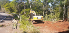 PR-170 caminho de serviço para obra de recuperação