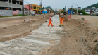 Canal de macrodrenagem do Rio da Draga em Matinhos