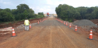 PR-540 em Entre Rios, sendo liberada para o tráfego