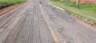 Rodovia após fresagem