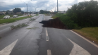 Bueiro colapsado na PR-323 em Umuarama